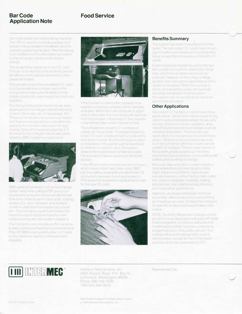 Food Service page 2